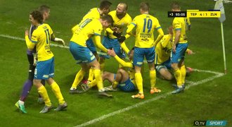 SESTŘIH: Teplice - Zlín 4:1. Bleskový obrat a první výhra pro Jarošíka