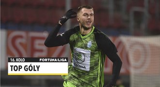 TOP góly 16. kola: Pešek nasadil Hruškovi jesle, Komličenko se blýskl nůžkami