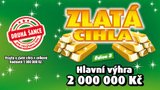 Investujte 50 korun a získejte zlatou cihlu za 50 000!