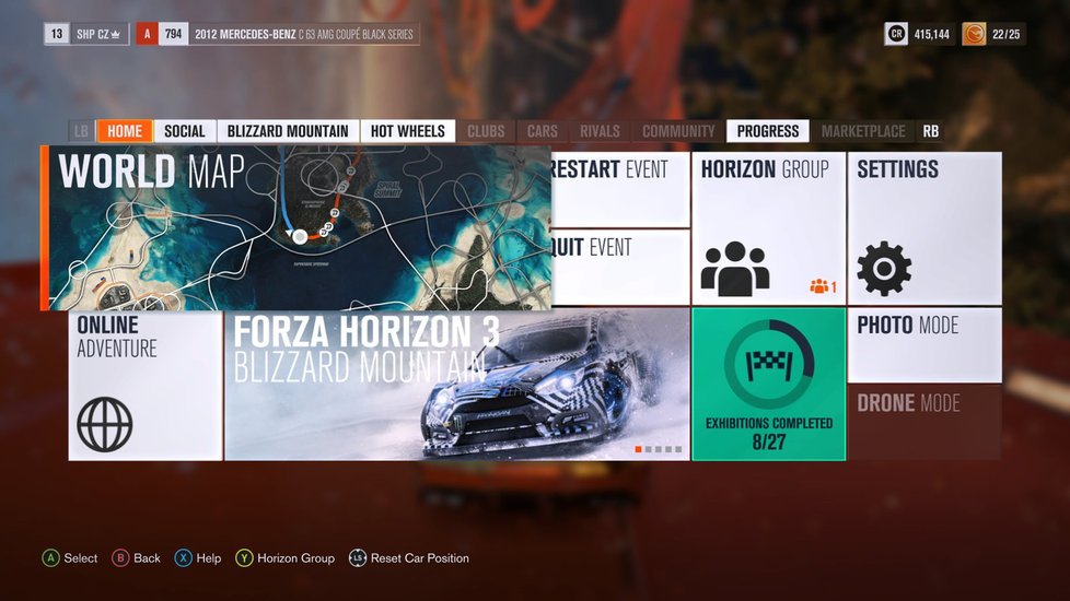 Forza Horizon 3: Hot Wheels nabízí spoustu dodatečného obsahu.
