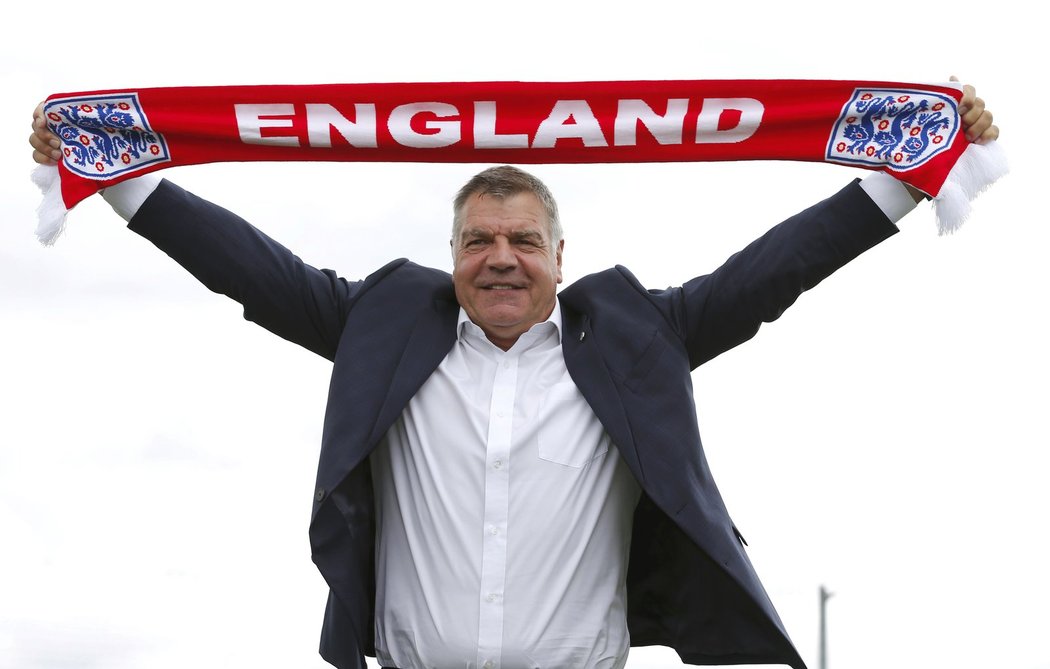 Trenér anglické reprezentace Sam Allardyce