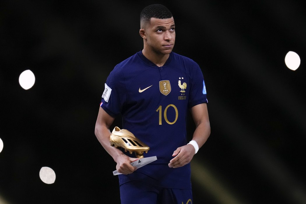 Kylian Mbappé se stal nejlepším střelcem MS 2022