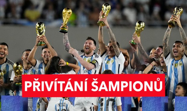 Messi a spol. poprvé doma. V Argentině velkolepě vítali šampiony z mistrovství světa