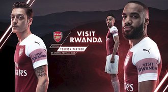 Navštivte Rwandu! Nová reklama na dresech Arsenalu způsobila poprask