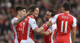 SESTŘIHY: Rosický dal gól za Arsenal, Liverpool porazil City