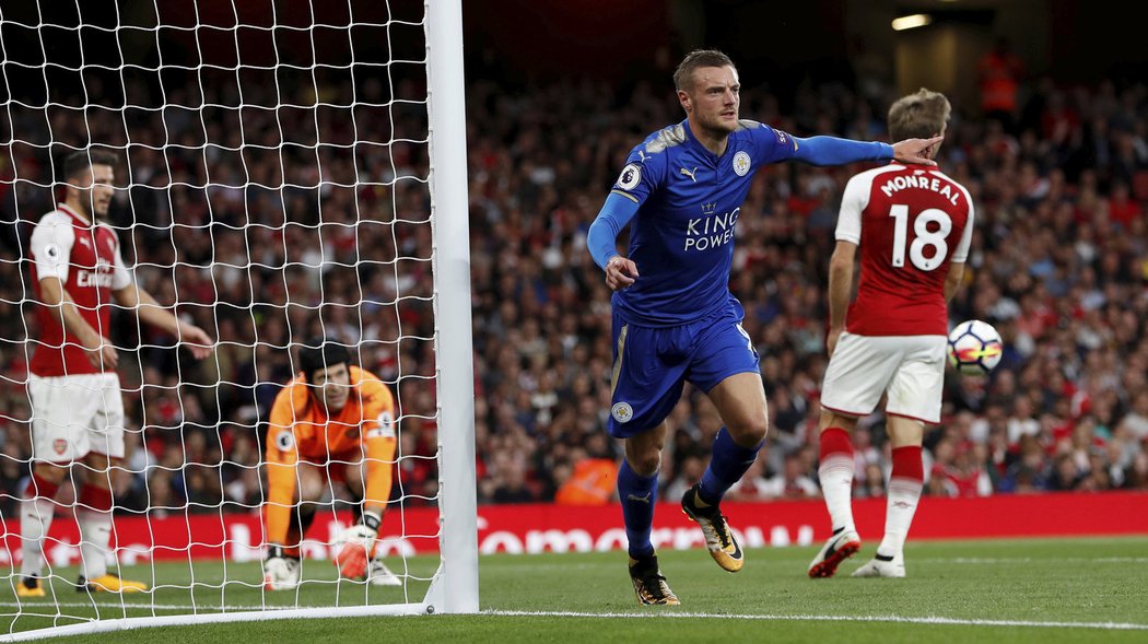 Jamie Vardy z Leicesteru ukázal kanonýrské vlohy