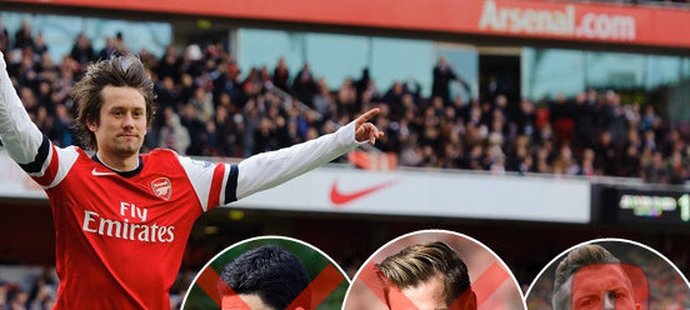 Záložník Arsenalu Tomáš Rosický nejspíše dostane další šanci. I kvůli zranění ostatních hráčů