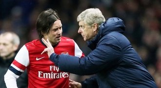 Uzdravení Rosického za dva měsíce? Potrvá to déle, varuje Wenger