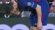 Lionel Messi si vzal tabletku už v 10. minutě utkání proti Olympiakosu