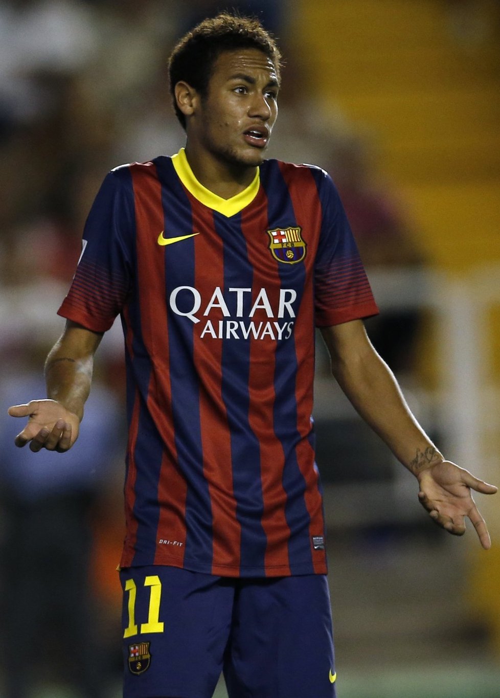 Brazilec Neymar se nedočkal gólu ani v utkání proti Vallecanu.