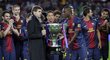 Takto ještě loni slavil Tito Vilanova titul s fotbalisty Barcelony