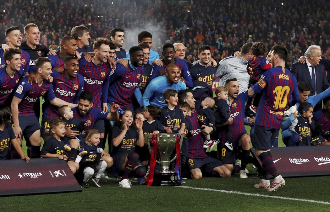 Fotbalisté Barcelony obhájili španělský titul