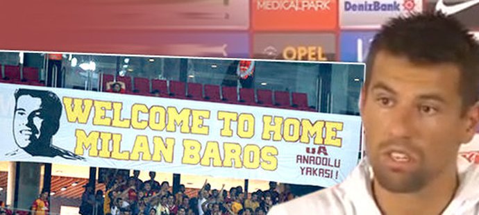 Milan Baroš zůstává mezi fanoušky Galatasaraye Istanbul velmi populární