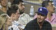 David Beckham se svým synem Brooklynem na baseballovém stadionu LA Dodgers