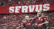 Fanoušci Bayernu se rozloučili s Franckem Ribérym a Arjenem Robbenem
