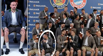 V Bayernu vzali hráči pivo do ruky! Muslim Ribéry měl výjimku