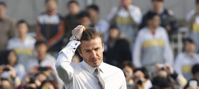 David Beckham zavítal na čtyřdenní návštěvu Číny