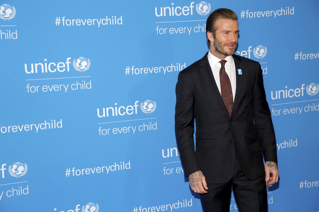 David Beckham spolupracuje s UNICEF řadu let