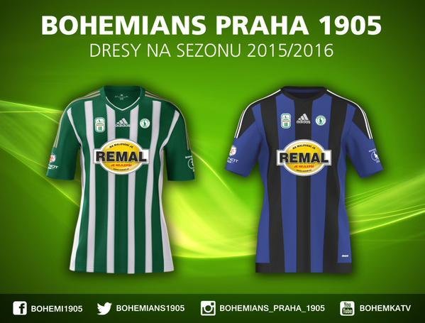 Bohemians 1905. V Ďolíčku mají novou barvu rezervní sady dresů.