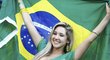 Brazilské fanynky patří zatím k největším ozdobám mistrovství světa ve fotbale