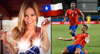 Pornohvězda inspiruje fotbalisty. Pokud Chile vyhraje, bude souložit 2 dny!