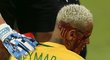 Kvůli této krvavé ráně Neymar nedohrál