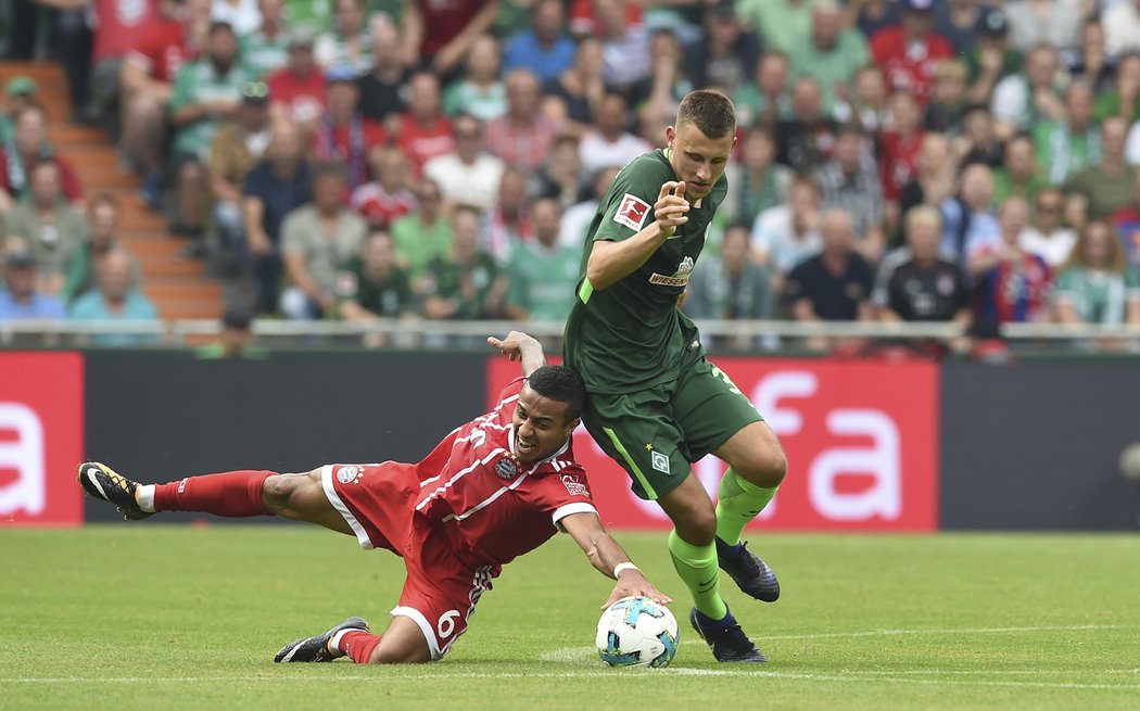 Bayern si na hřišti Werderu Brémy poradil s domácími 2:0