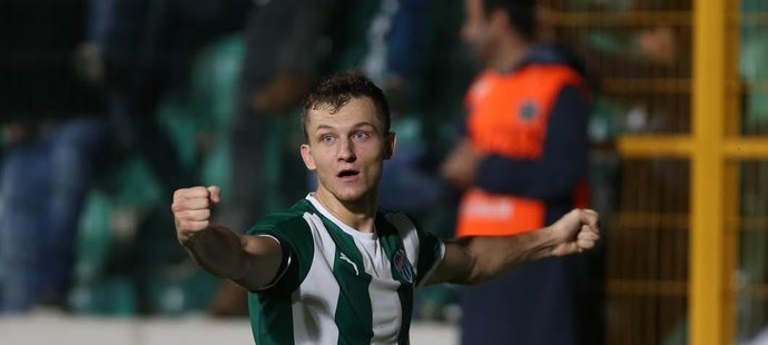 Český útočník Tomáš Necid opět potvrdil v Bursasporu excelentní formu
