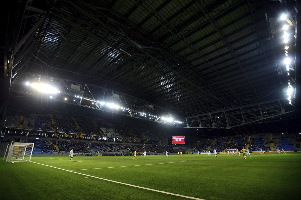 Zápas s Českem se hrál na zastřešeném stadionu v kazašské Astaně