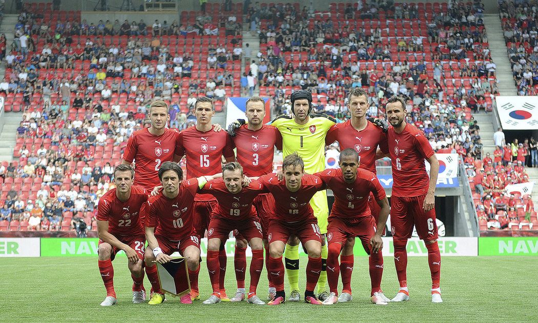 Základní sestava českých fotbalistů v utkání proti Koreji