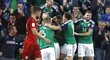 Severní Irové se radují z gólu v české síti