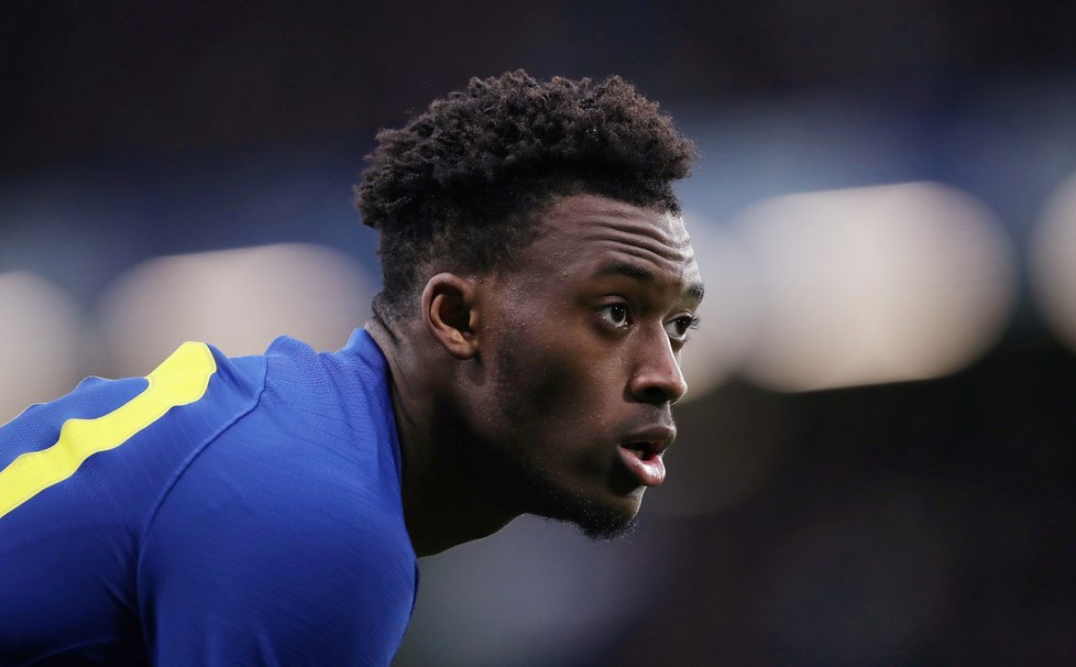 Fotbalový útočník Callum Hudson-Odoi hrající za Chelsea.