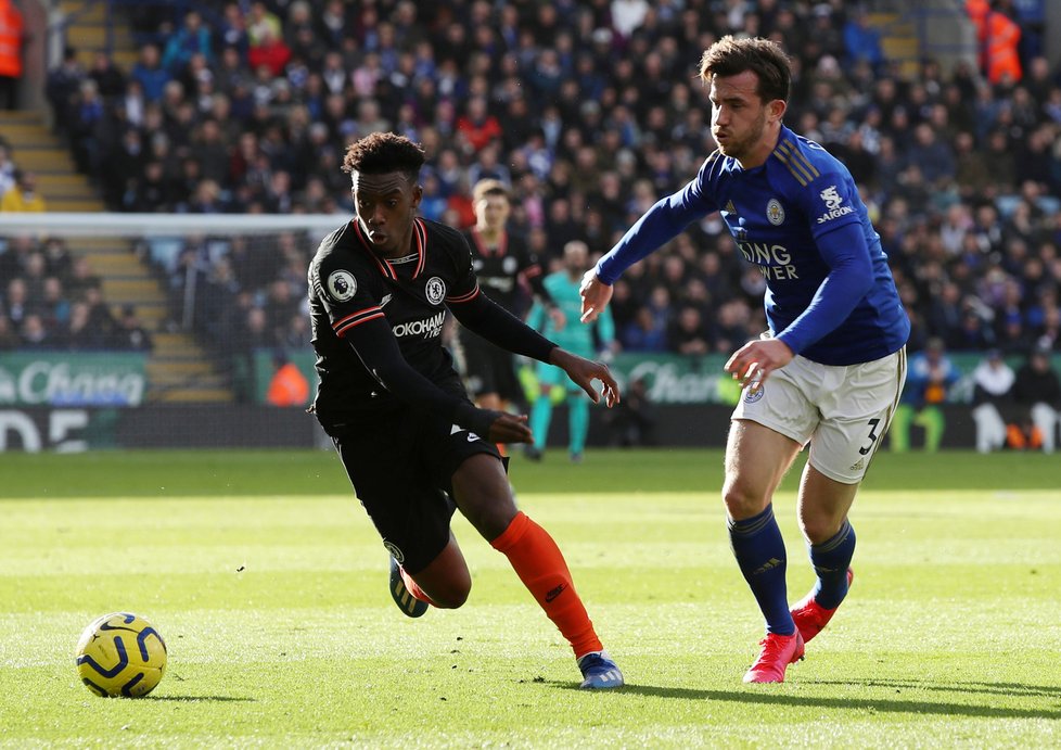 Fotbalový útočník Callum Hudson-Odoi hrající za Chelsea.