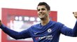 Útočník Chelsea Alvaro Morata zazářil, v utkání proti Stoke zaznamenal hattrick