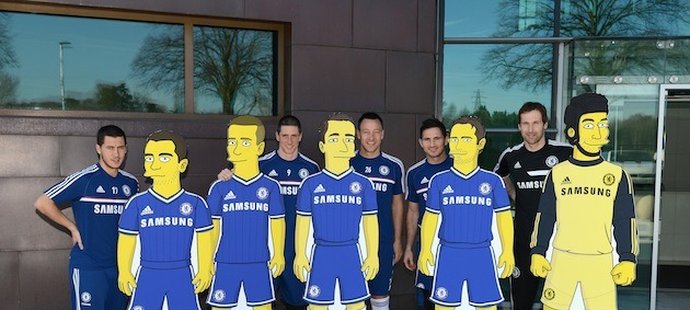 Své simpsonovské podoby se kromě Petra Čecha dočkal také Edin Hazard, Fernando Torres, John Terry a Frank Lampard