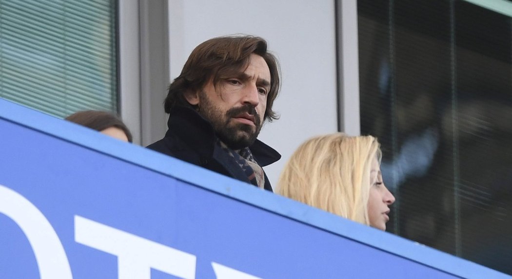 Na zápas Chelsea se přišel podívat i bývalý italský reprezentant Andrea Pirlo