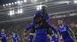 Fotbalisté Chelsea slaví gól proti Southamptonu