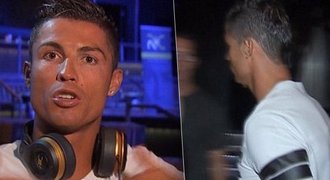 Ronaldo se naštval před kamerou. Proč radši ukončil rozhovor?