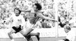 Lídr nizozemské reprezentace Johan Cruyff ve finále MS 1974 proti Západnímu Německu