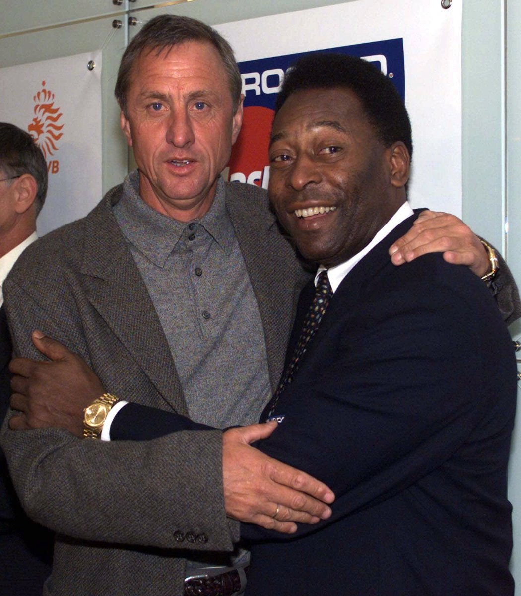 Dva velikáni spolu: Johan Cruyff a Pelé!