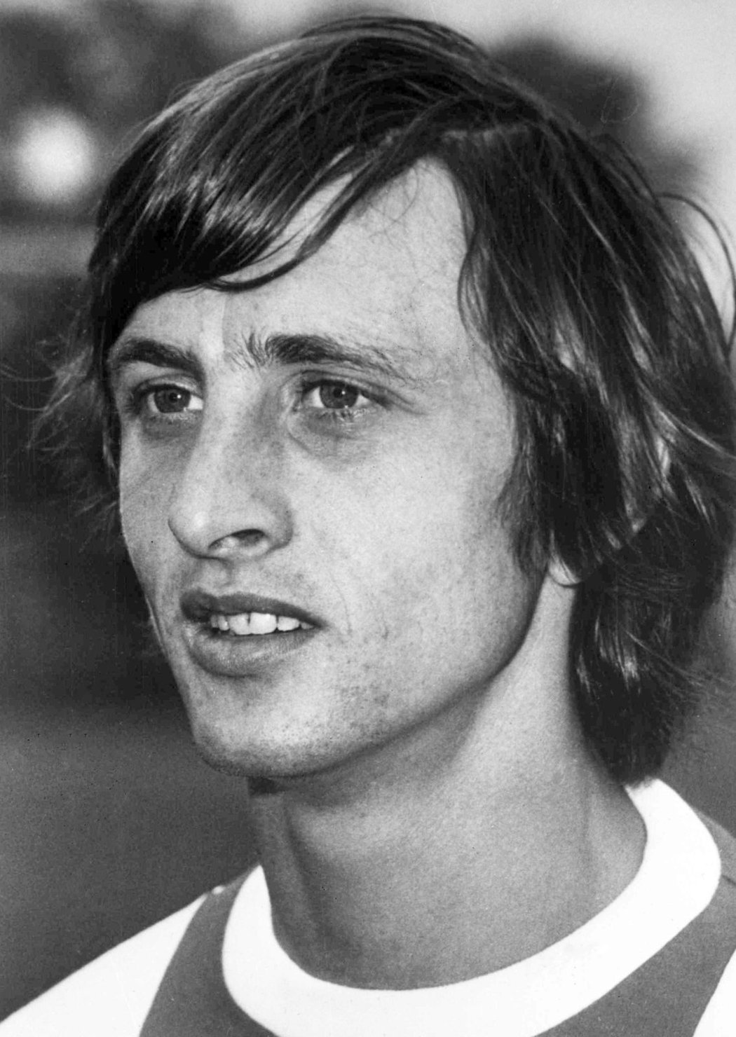 Jeden z nejlepších fotbalistů historie Johan Cruyff v dobách své největší slávy