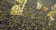 Bouřlivá atmosféra v Dortmundu při zápase proti Hertě Berlín