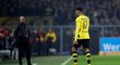 Pierre-Emerick Aubameyang musel v 72. minutě pod sprchy a Dortmund následně ztratil vedení