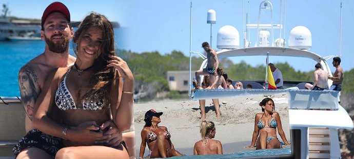 Messi, Suárez, Fábregas spolu i mimo hřiště. Rodiny tří fotbalových hvězd si užívají dovolenou na luxusní jachtě.