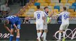 Radost fotbalistů Dynama Kyjev při odvetě 3. předkola Ligy mistrů proti Slavii