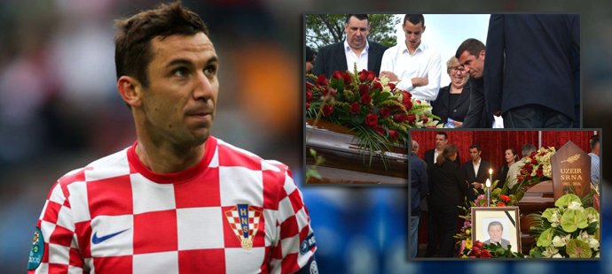 Chorvatský kapitán Darijo Srna odjel z Eura, aby se na pohřbu naposledy rozloučil se zesnulým tátou.