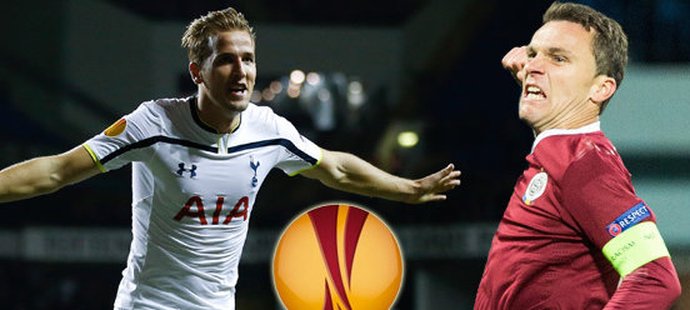 Kapitán Sparty David Lafata a vycházející hvězda Tottenhamu Harry Kane zatím v Evropské lize gólově září