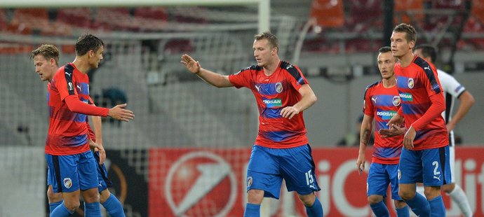 Útočník Plzně Michael Krmenčík se postaral o vyrovnávací gól