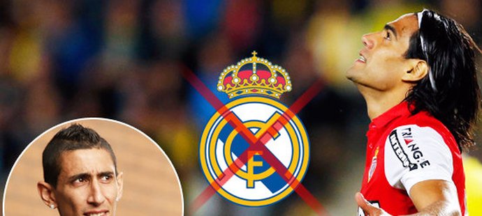Utočník Radamel Falcao nezamířil do Realu Madrid i kvůli kritickému dopisu Ángela di Maríi