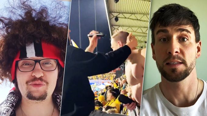 Euforie v Bodö! Vlasy fanouška padaly po páté výhře. Další sázky o účes? Radost je daleko Euforie v Bodö! Vlasy fanouška padaly po páté výhře. Další sázky o účes? Radost je daleko